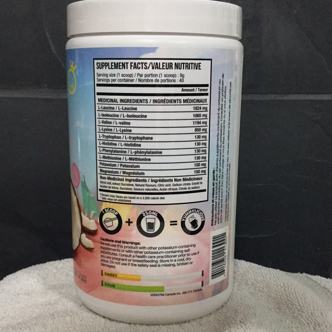 Yummy Sports EAA w/ Electrolytes- Pina Colada- 40 Servings