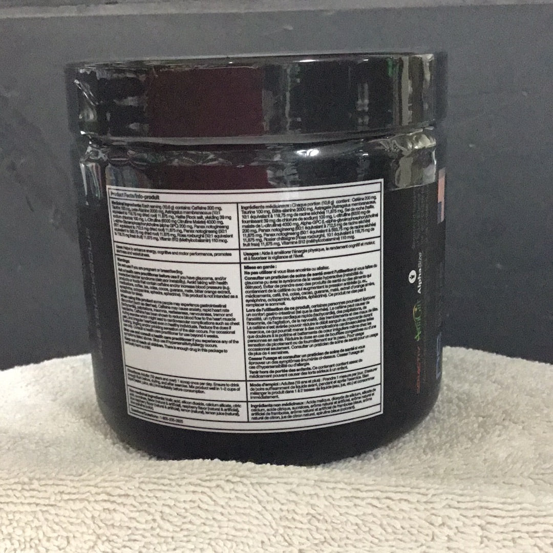 Bucked Up Pre-workout- Blue Raz- 25 Servings