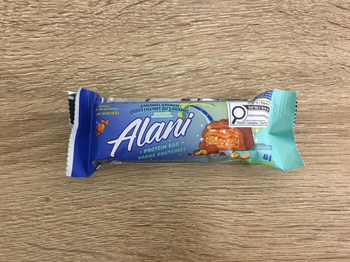 Alani protein bar caramel crunch