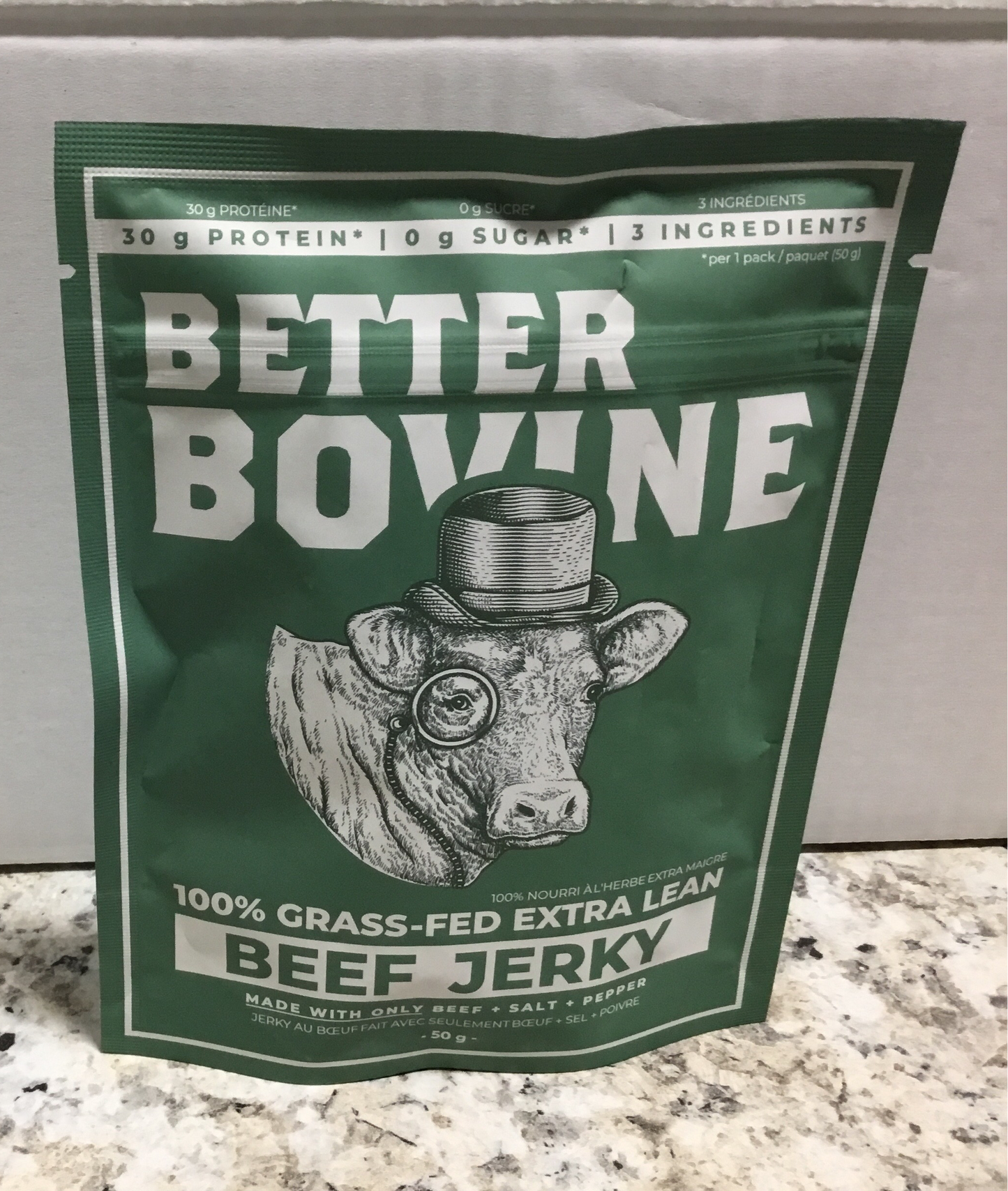 Better bovine beef jerky 30g protein