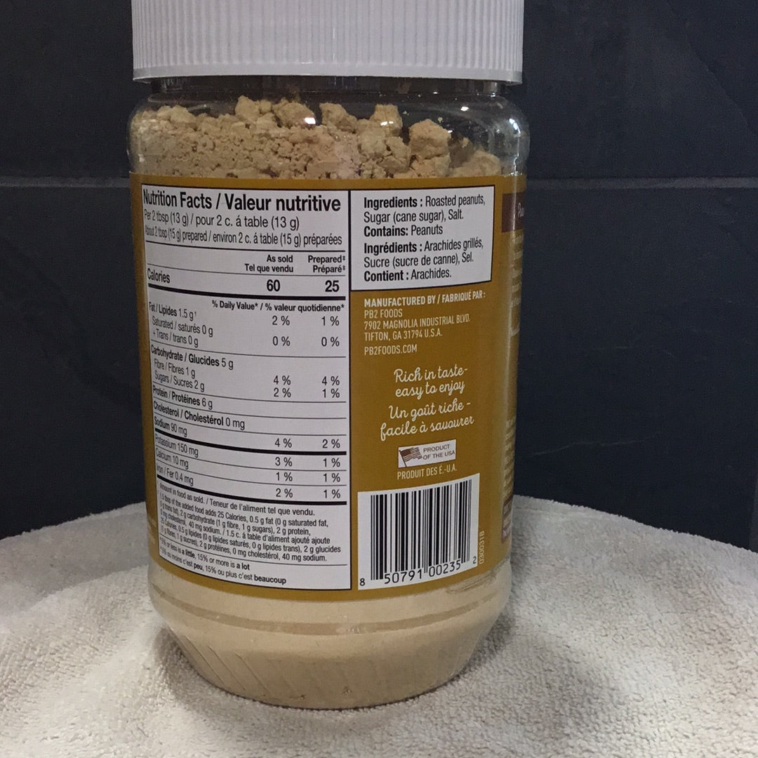 PB2 Powdered Peanut Butter- 6g Protein/ 2 tbsp- 454g
