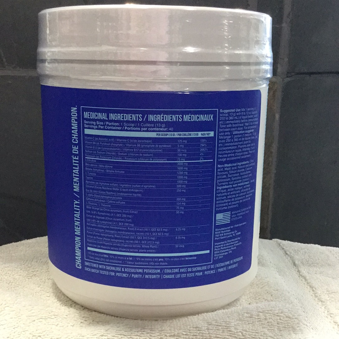 Bum Energy - Pre Workout Blue Rathberry