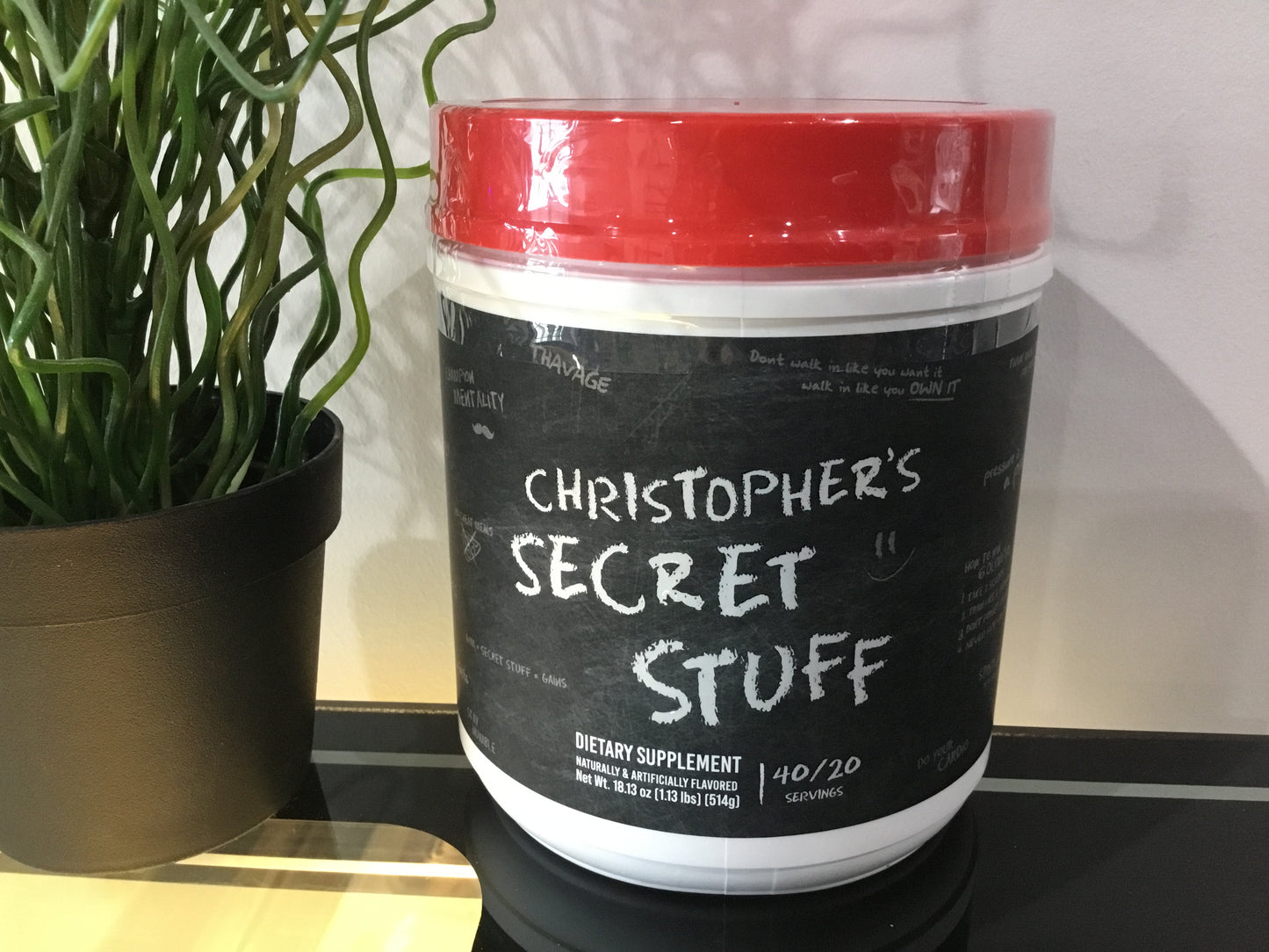 BUM Christophers Secret Stuff Pre-workout -