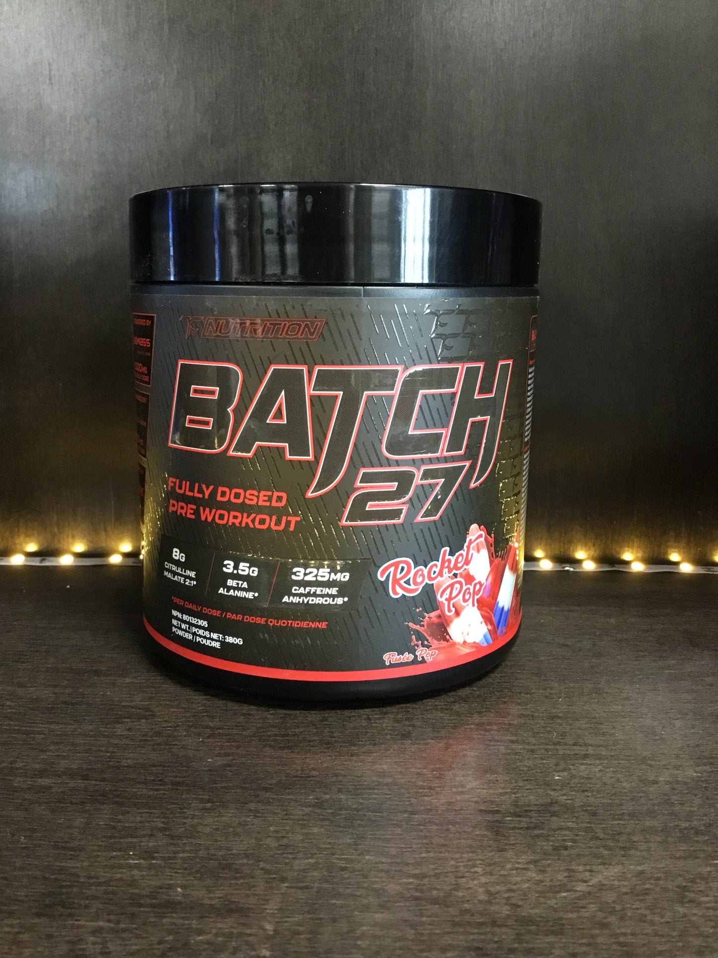 Batch 27 fully dosed pre workout- rocket pop