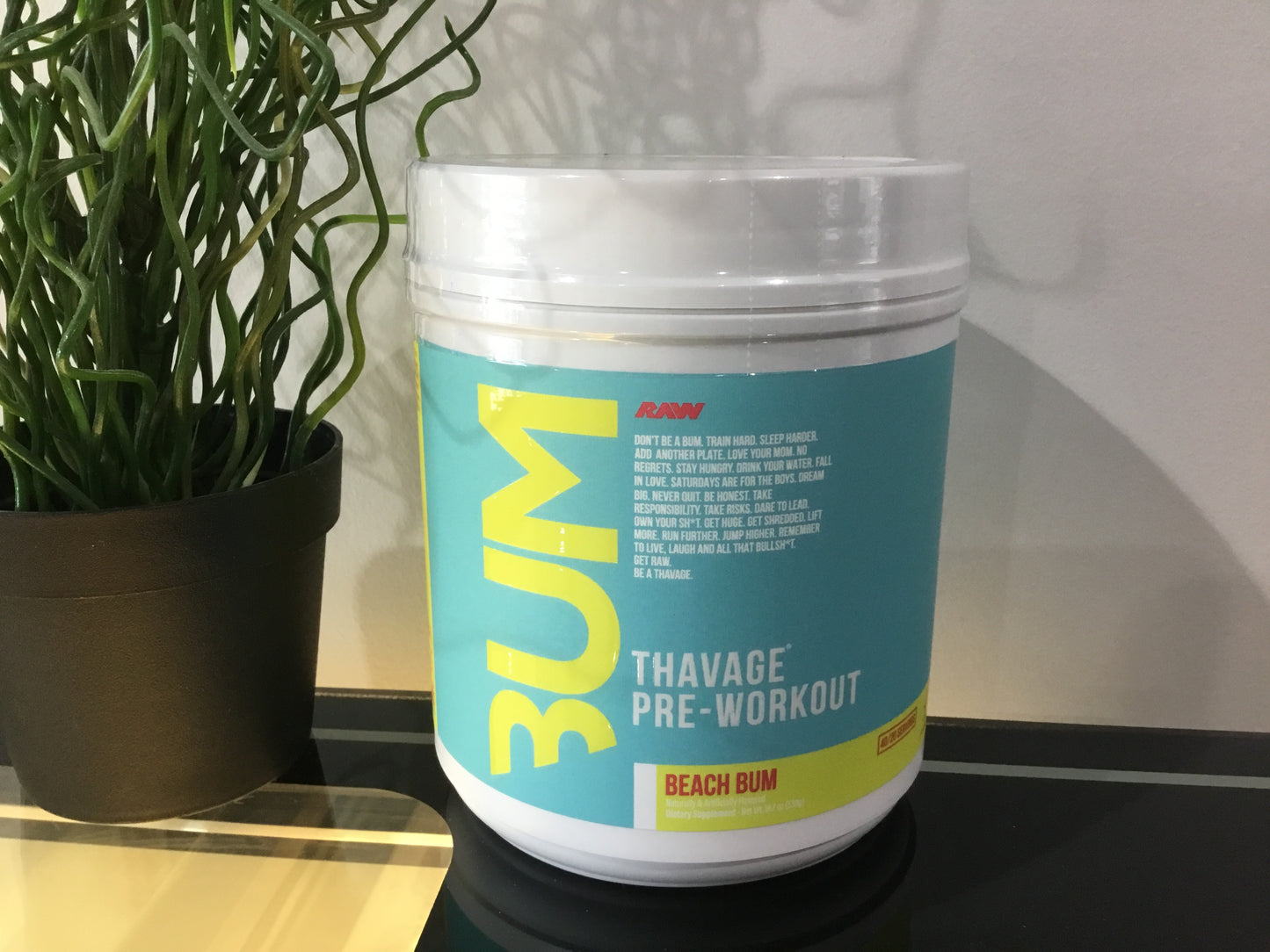 BUM Thavage Preworkout- Beach Bum