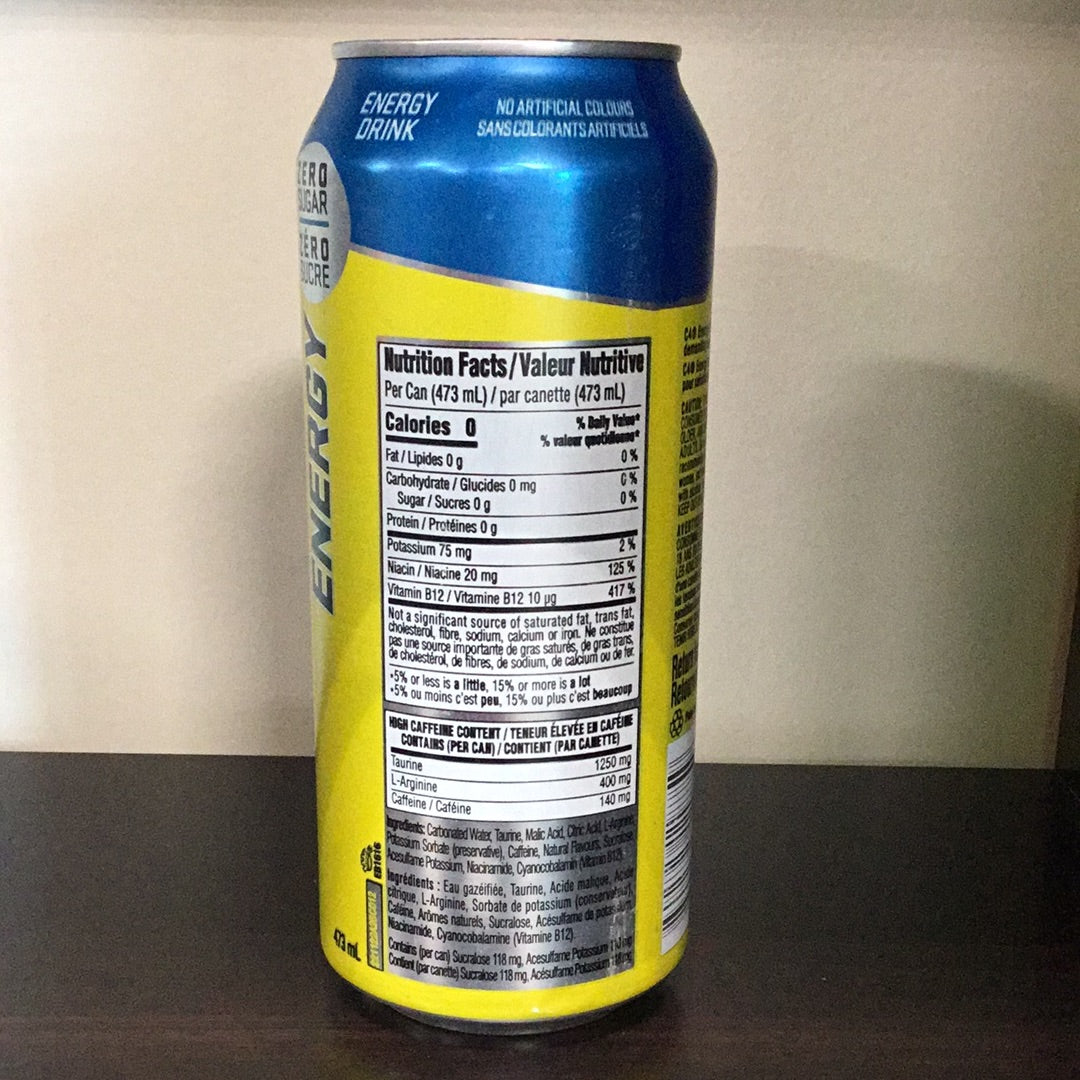 C4 Energy Drink- Zero Sugar- Frozen Bombsicle- 473 ml