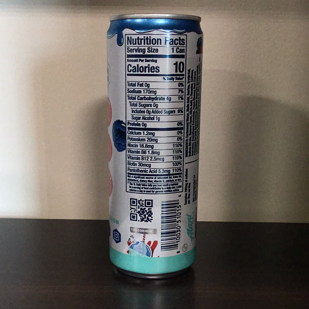 Alani Nu Energy-Blue Slush- Naturally Flavored- 355 ml