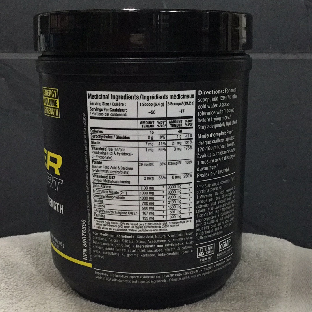 Allmax Impact Igniter Sport Pre-workout- Peach Mango- 50 Servings