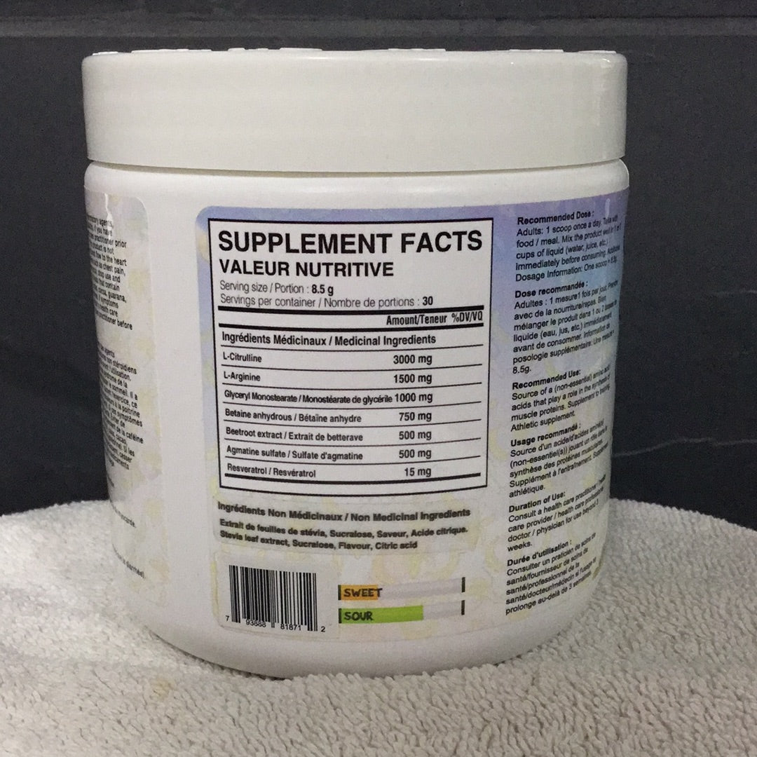 Yummy Sports Gorilla Pump Pre-workout- Green Apple- 30 Servings
