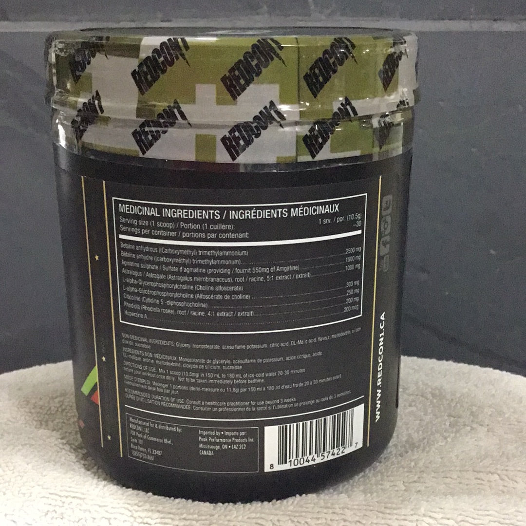 Redcon 1 Big Noise Pre-workout- Kiwi Berry Krush- 30 Servings