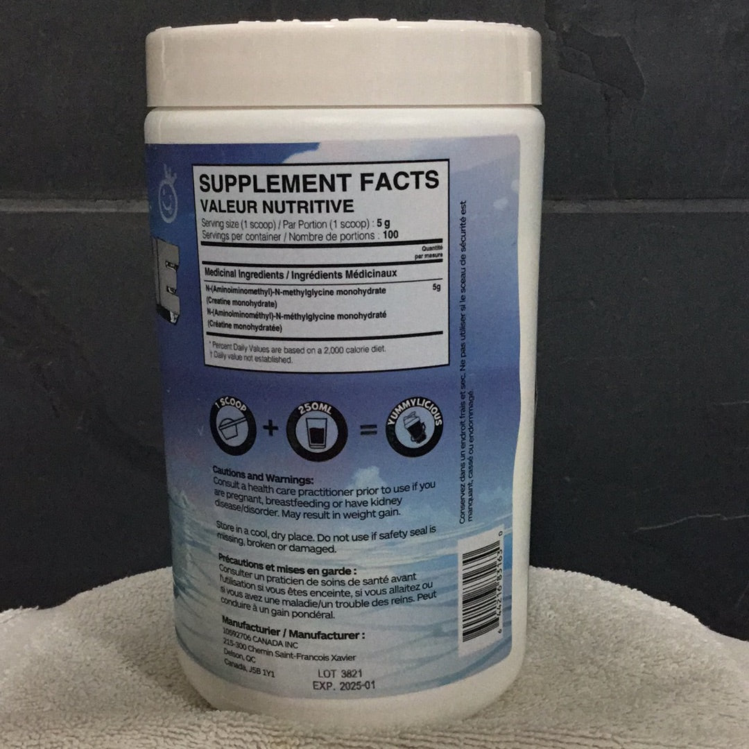 Yummy Sports Creatine- Unflavoured- 100 Servings