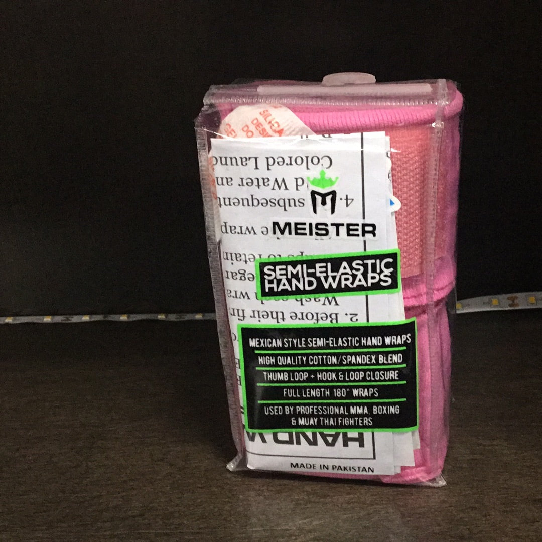 Meister Hands Wraps - Pink