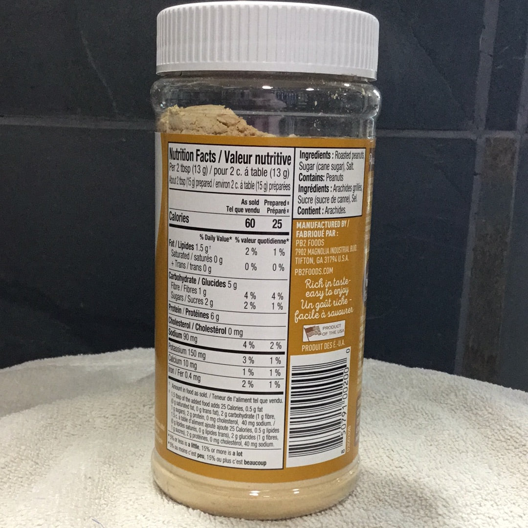 PB2 Powdered Peanut Butter- 6g Protein/ 2 tbsp- 184g