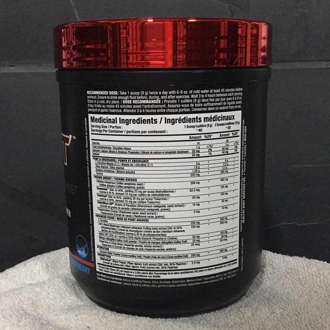 Allmax Impact Igniter Xtreme Pre-workout- Blue Raspberry- 40 Servings