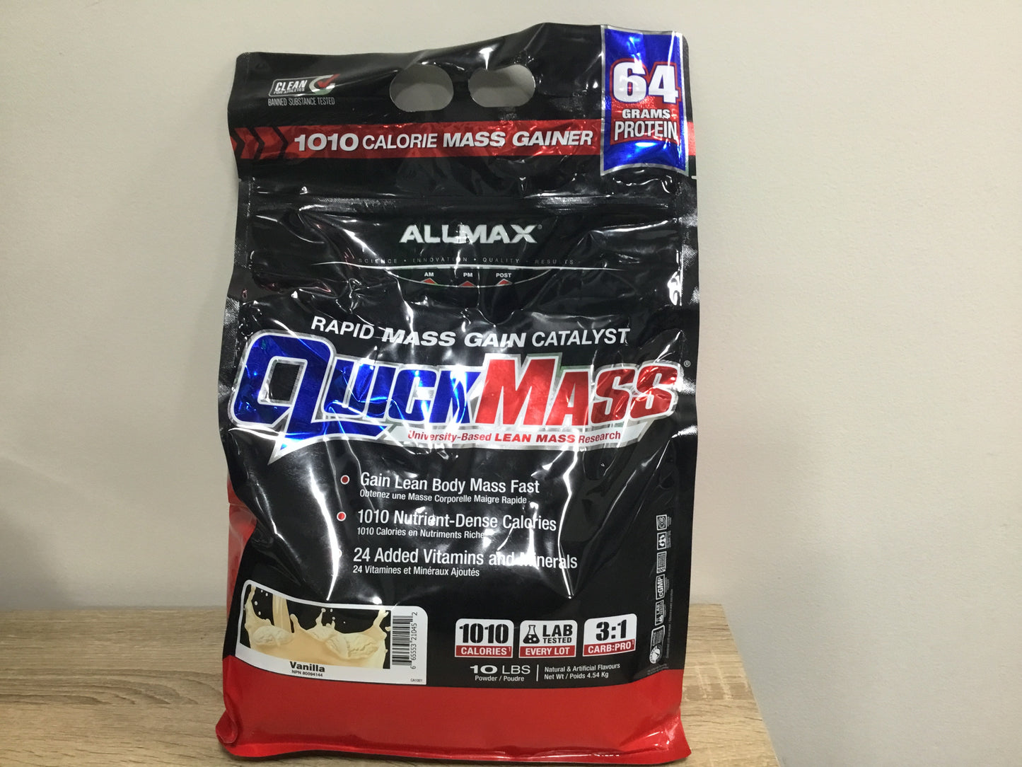 Allmax QuickMass- Vanilla- 10LB
