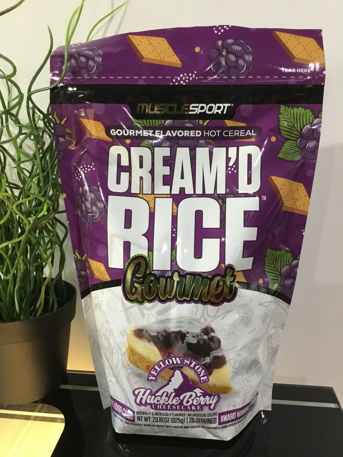 Cream’d Rice- Huckle Berry Cheesecake