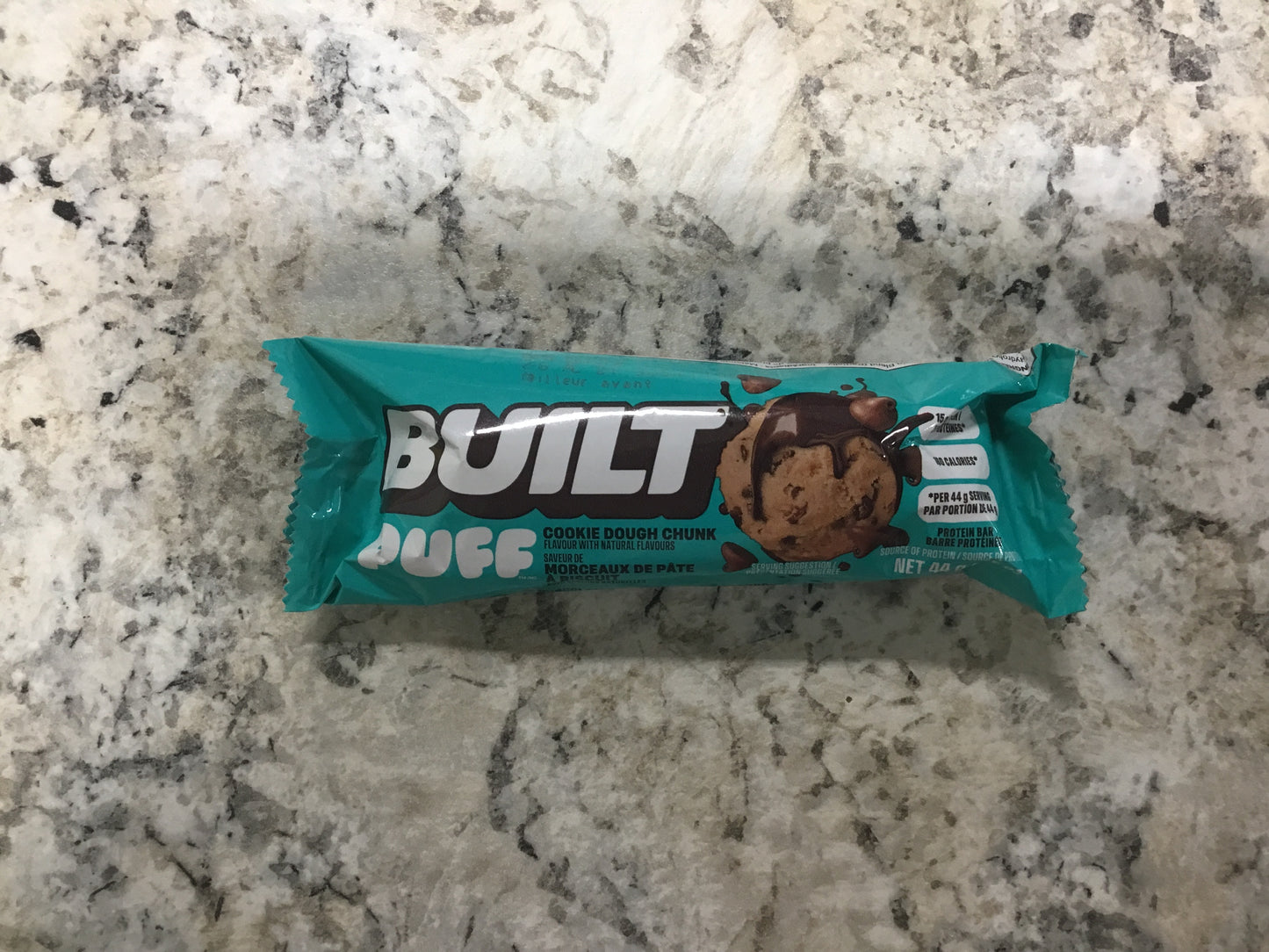 Built puff cookie dough chunk