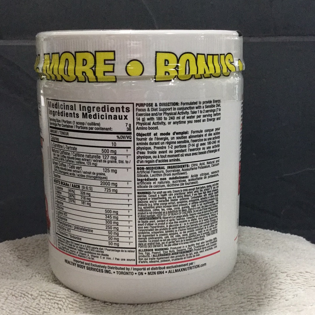 Allmax Amino Cuts- Goji Berry- 36 Servings