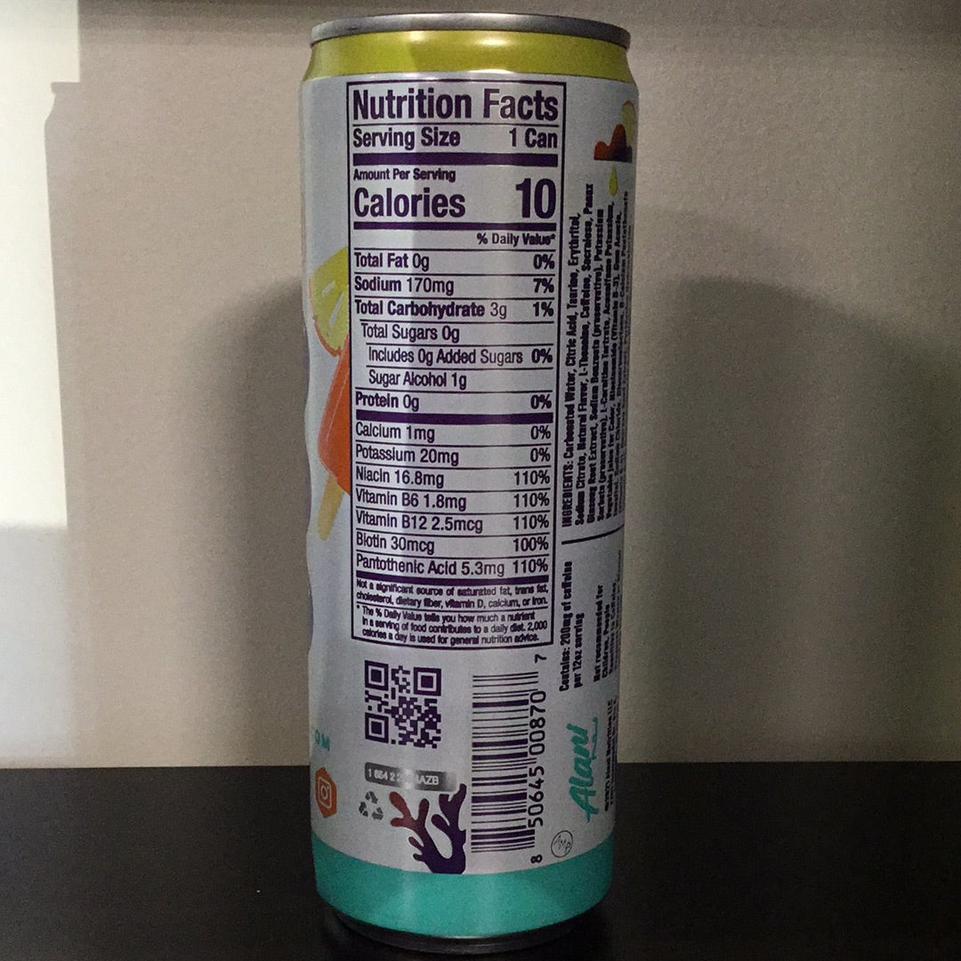 Alani Nu Energy-Tropsicle- Naturally Flavored- 355 ml