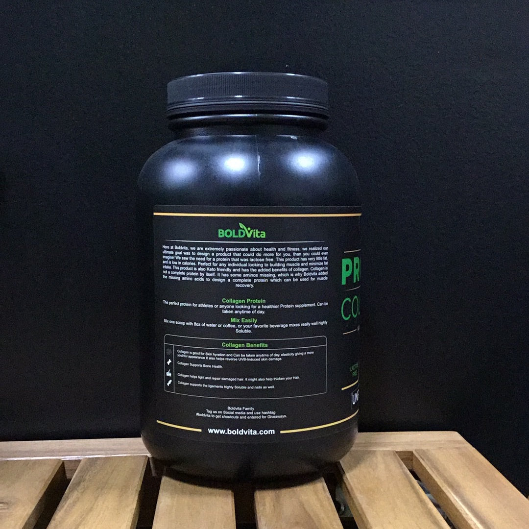 Boldvita Protein Collagen - Unflavoured - 39 servings