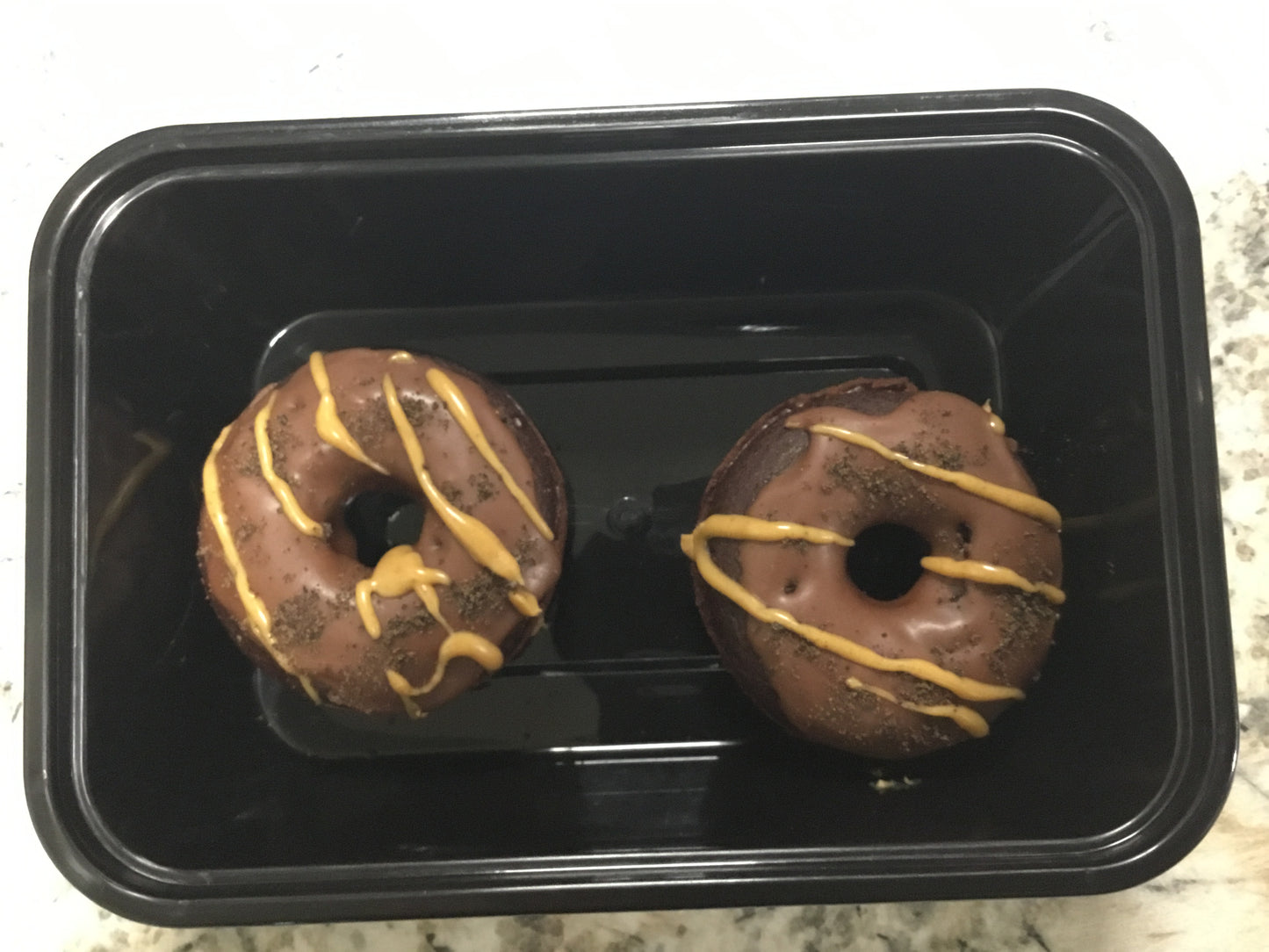 2 Chocolate Peanut Butter Donuts