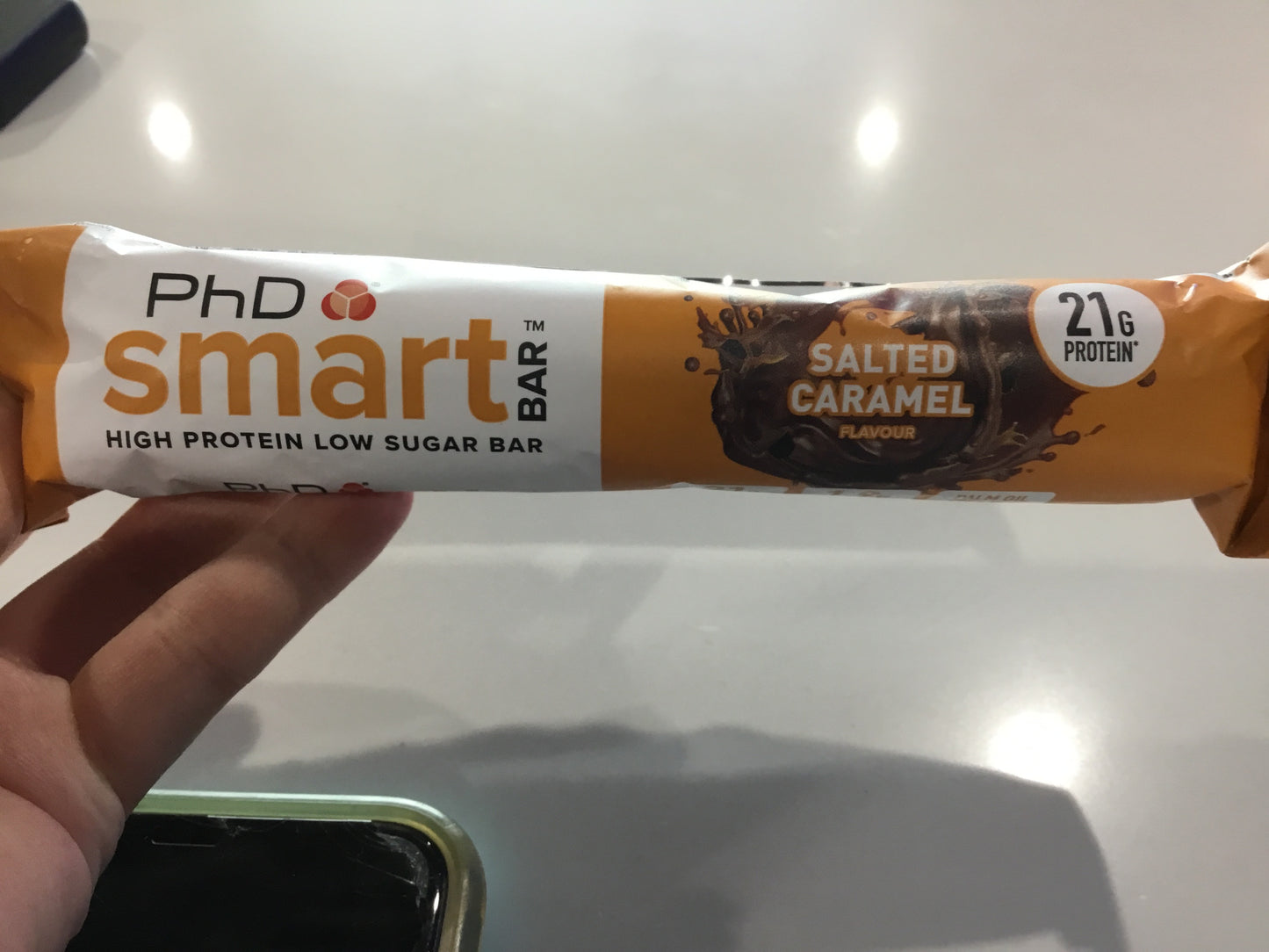 PhD smart salted caramel bar - 21g protein