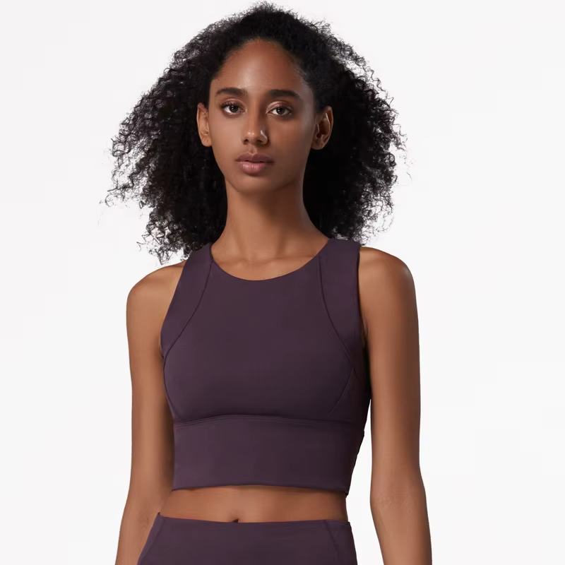 Thickened Large Size Shockproof High-collar Fitness Ladies Sports Bra