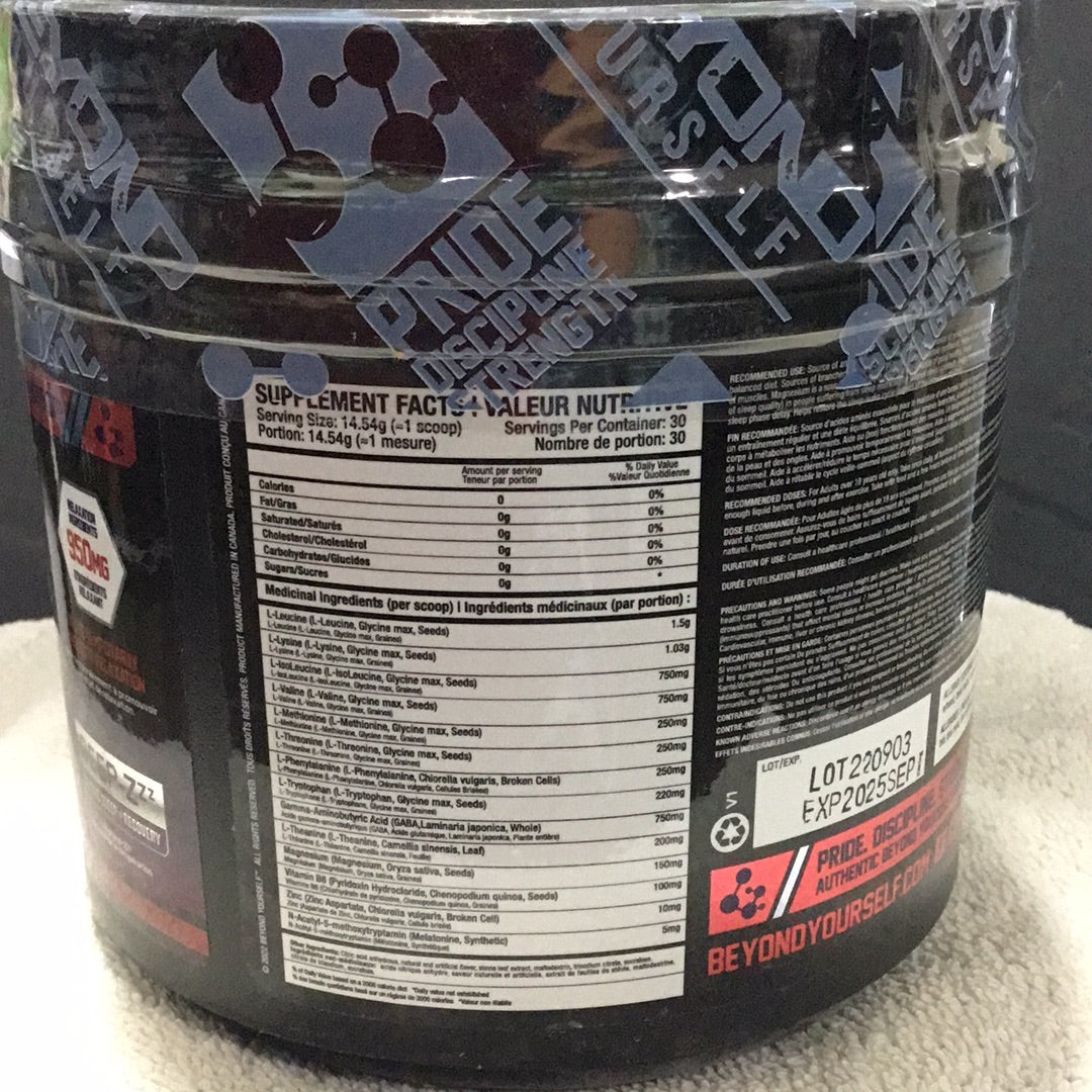 Beyond Yourself Amino-zzz- Blackout Cherry- 30 Servings