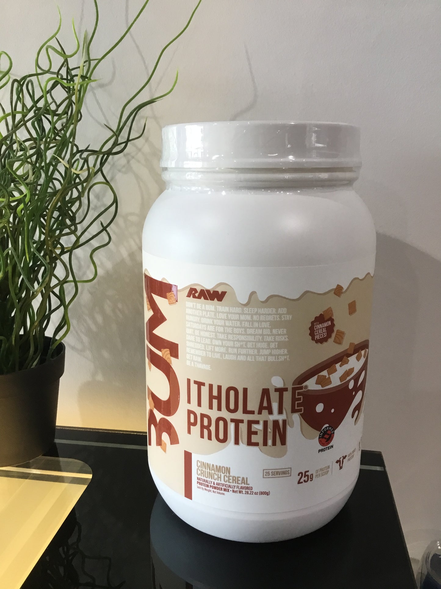 BUM Itholate Protein Cinnamon Crunch Cereal