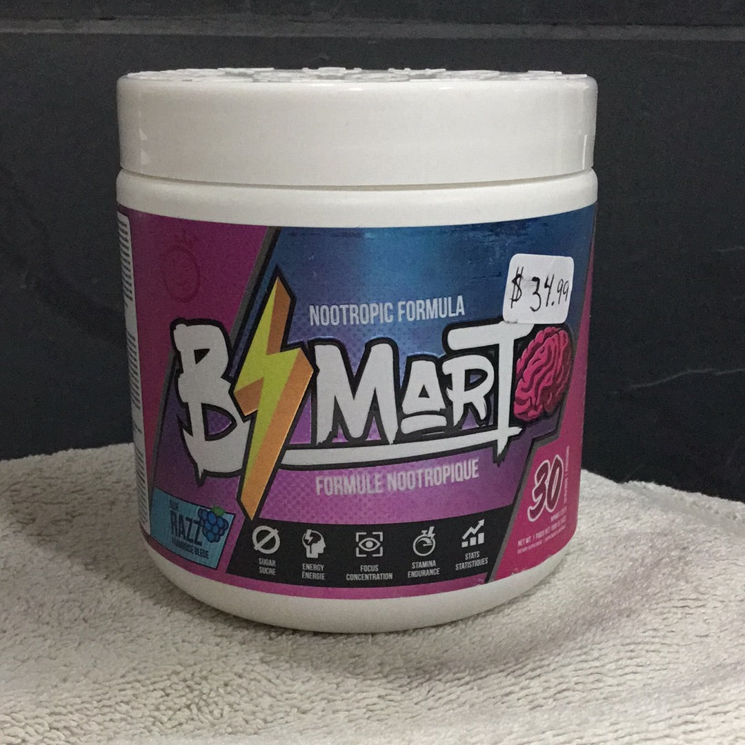 Yummy Sports BSmart- Blue Razz- 30 Servings