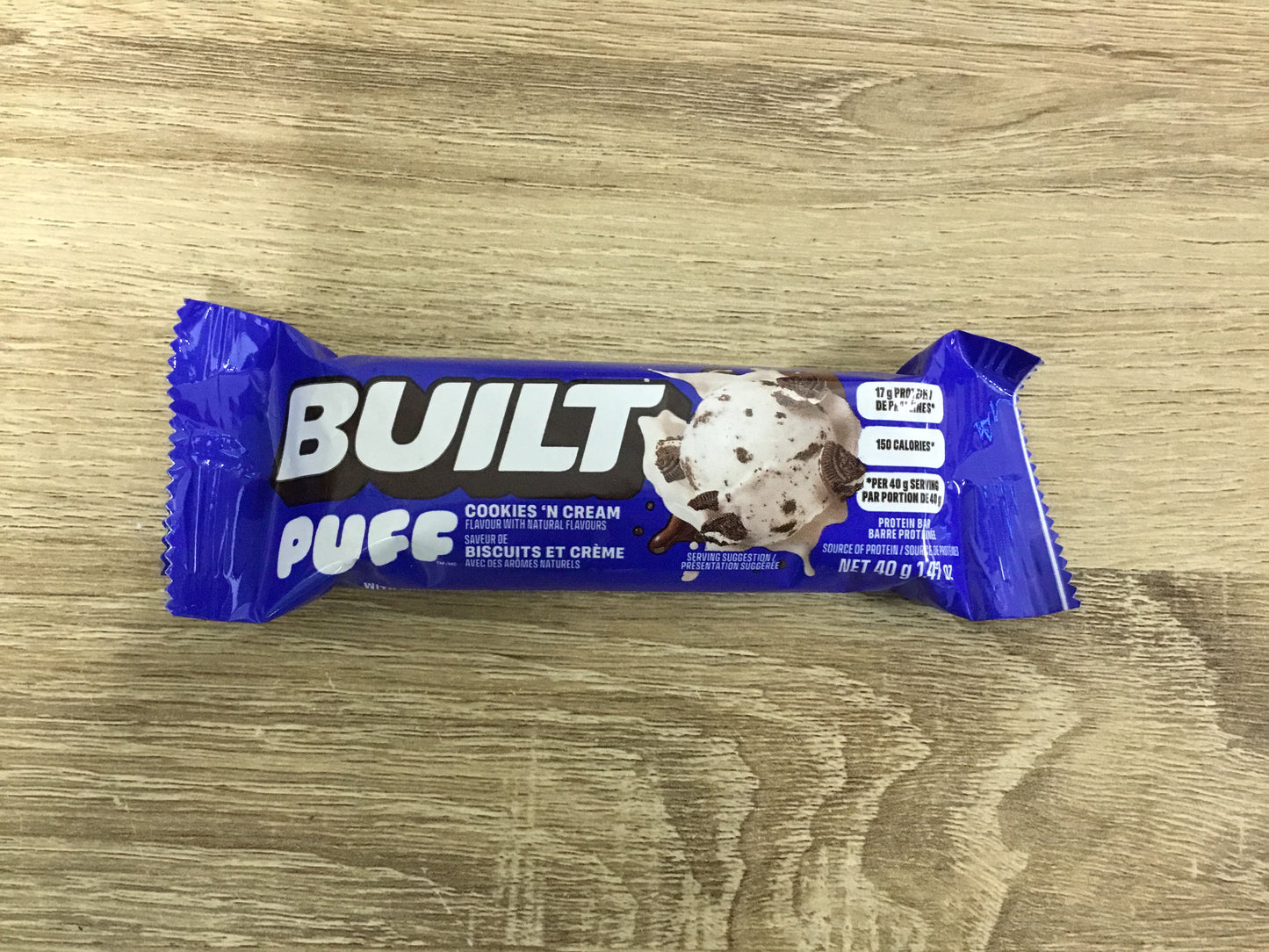 Built puff cookies’n cream 17g protein