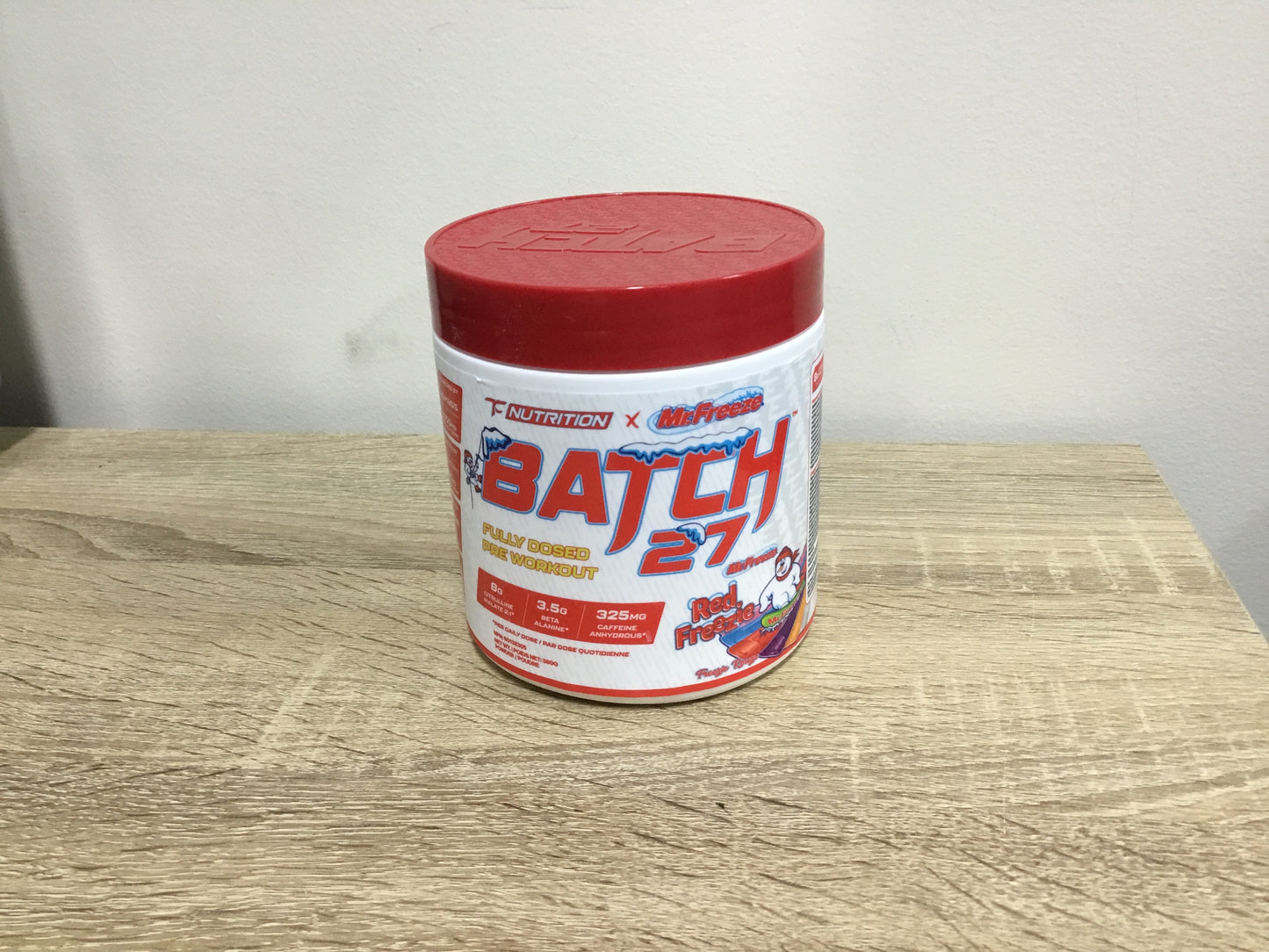 Batch 27 fully dosed pre workout red freezie