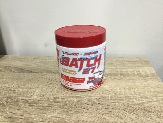 Batch 27 fully dosed pre workout red freezie