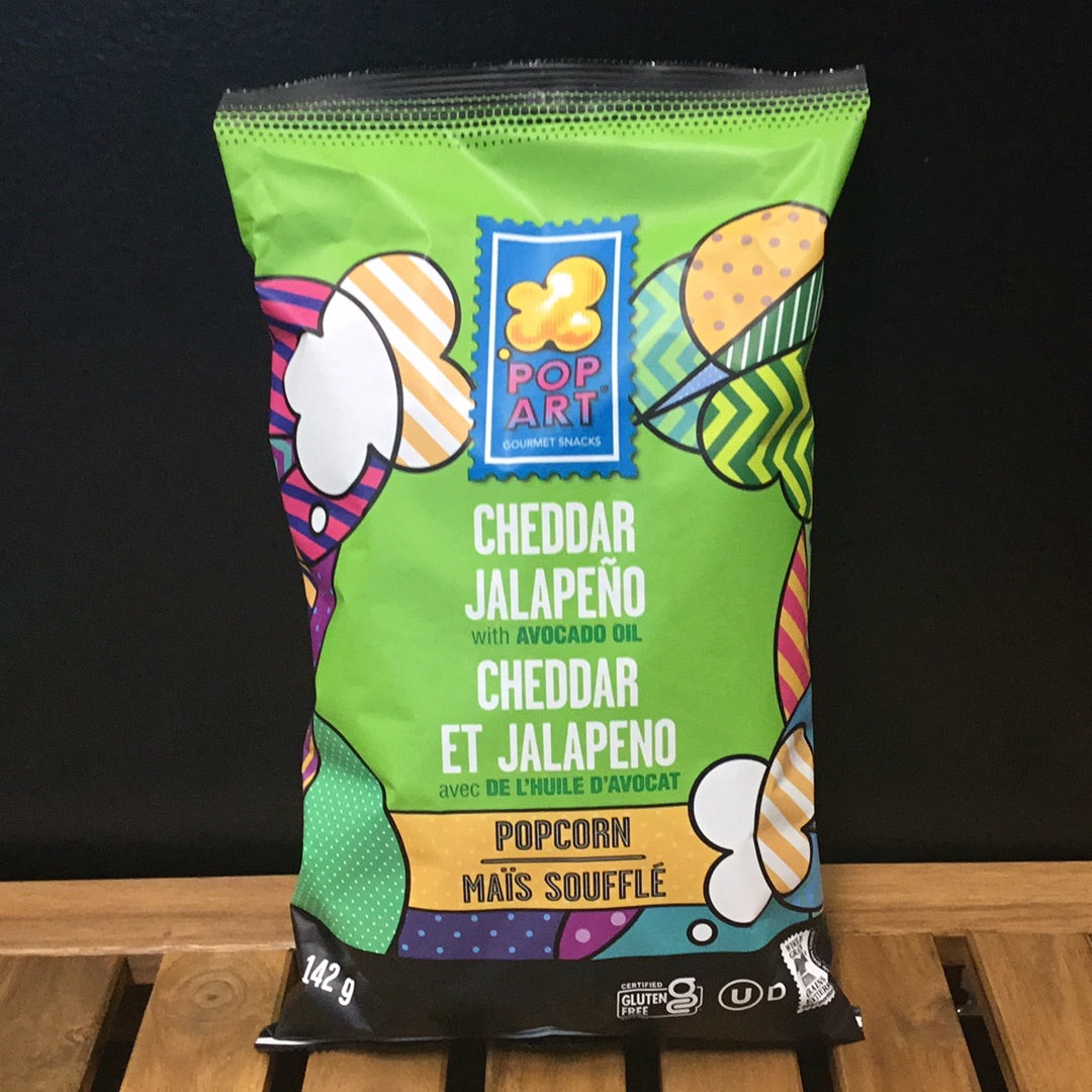 Pop Art Popcorn - Cheddar jalapeño
