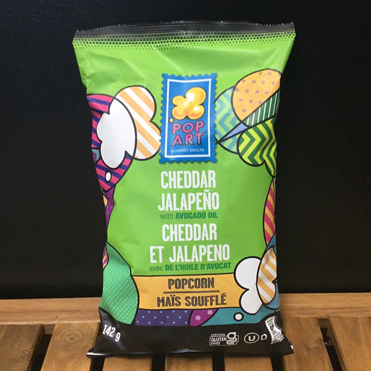 Pop Art Popcorn - Cheddar jalapeño