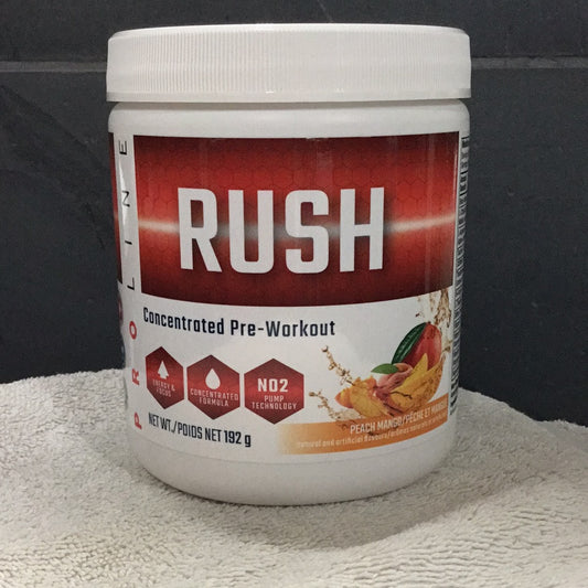 Proline Rush Concentrated Pre-workout- Peach Mango- 30 Servings
