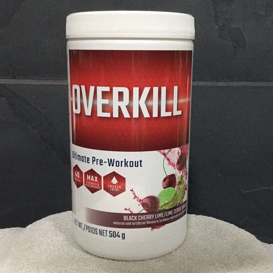 Proline Overkill Pre-workout- Black Cherry Lime- 40 Servings