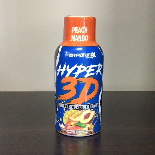 Hyper 3D Pre-workout Shot- Peach Mango- 59 ml