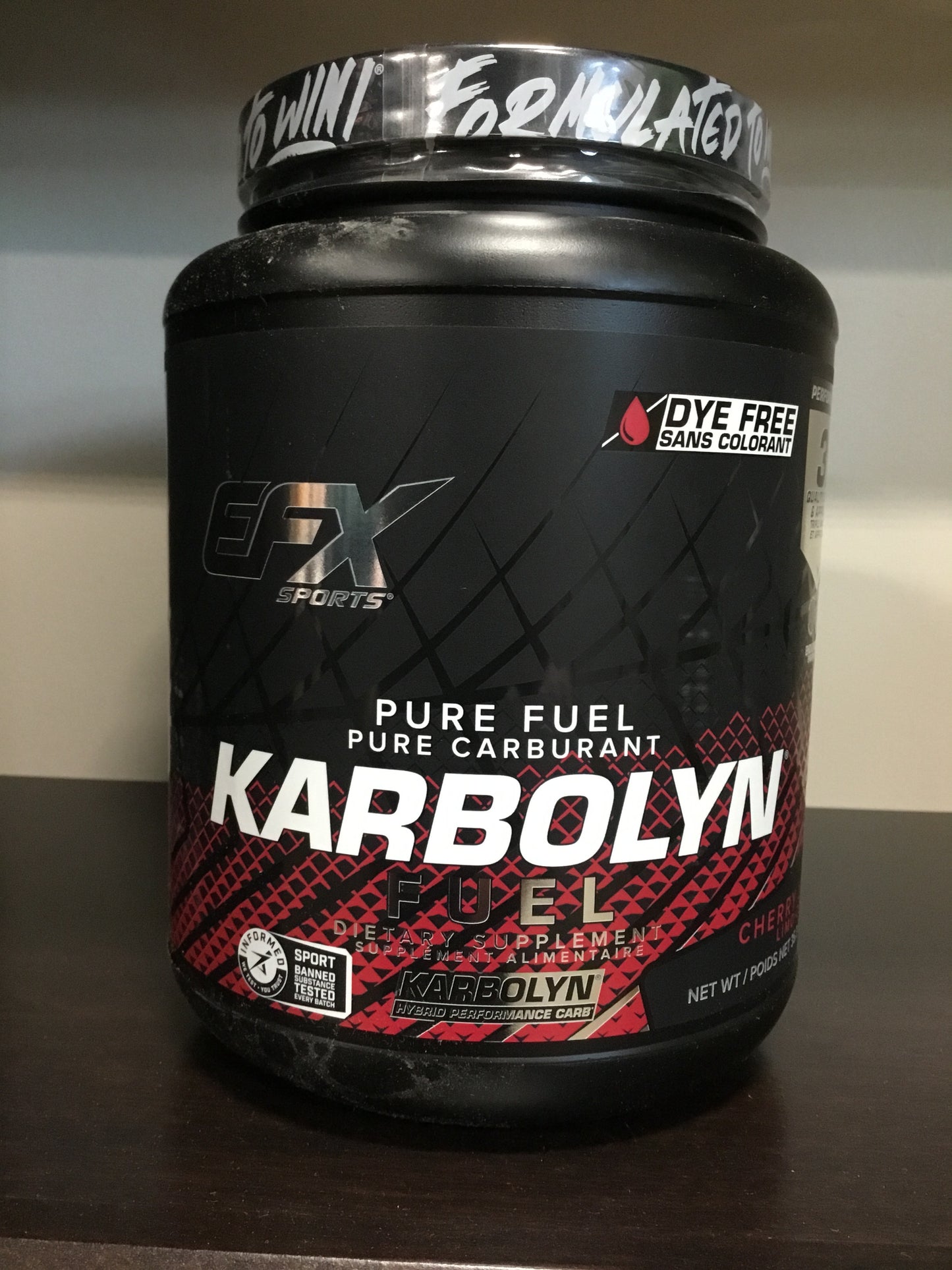 EFX sports- Karbolyn Fuel- Cherry Limeade