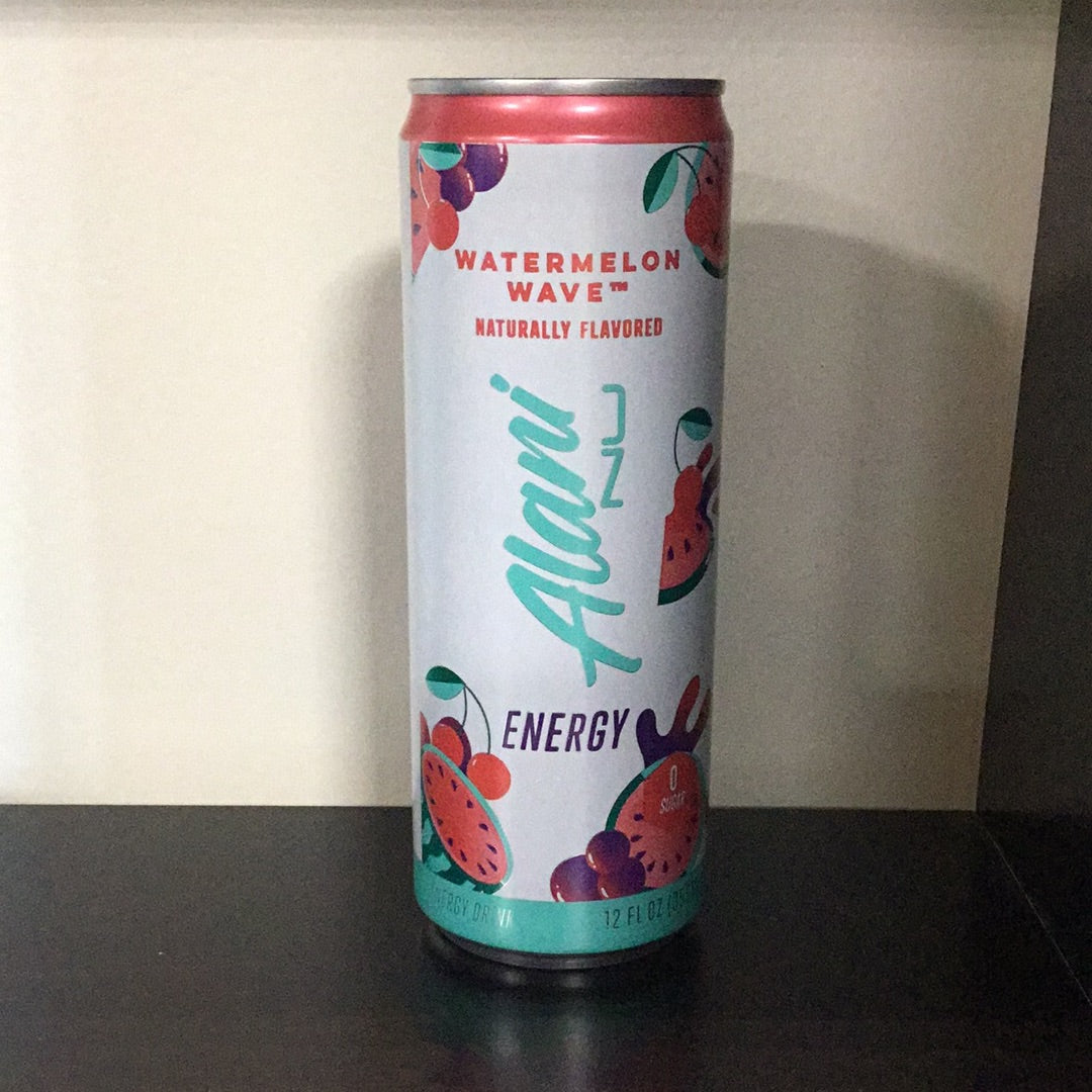 Alani Nu Energy-Watermelon Wave- Naturally Flavored- 355 ml