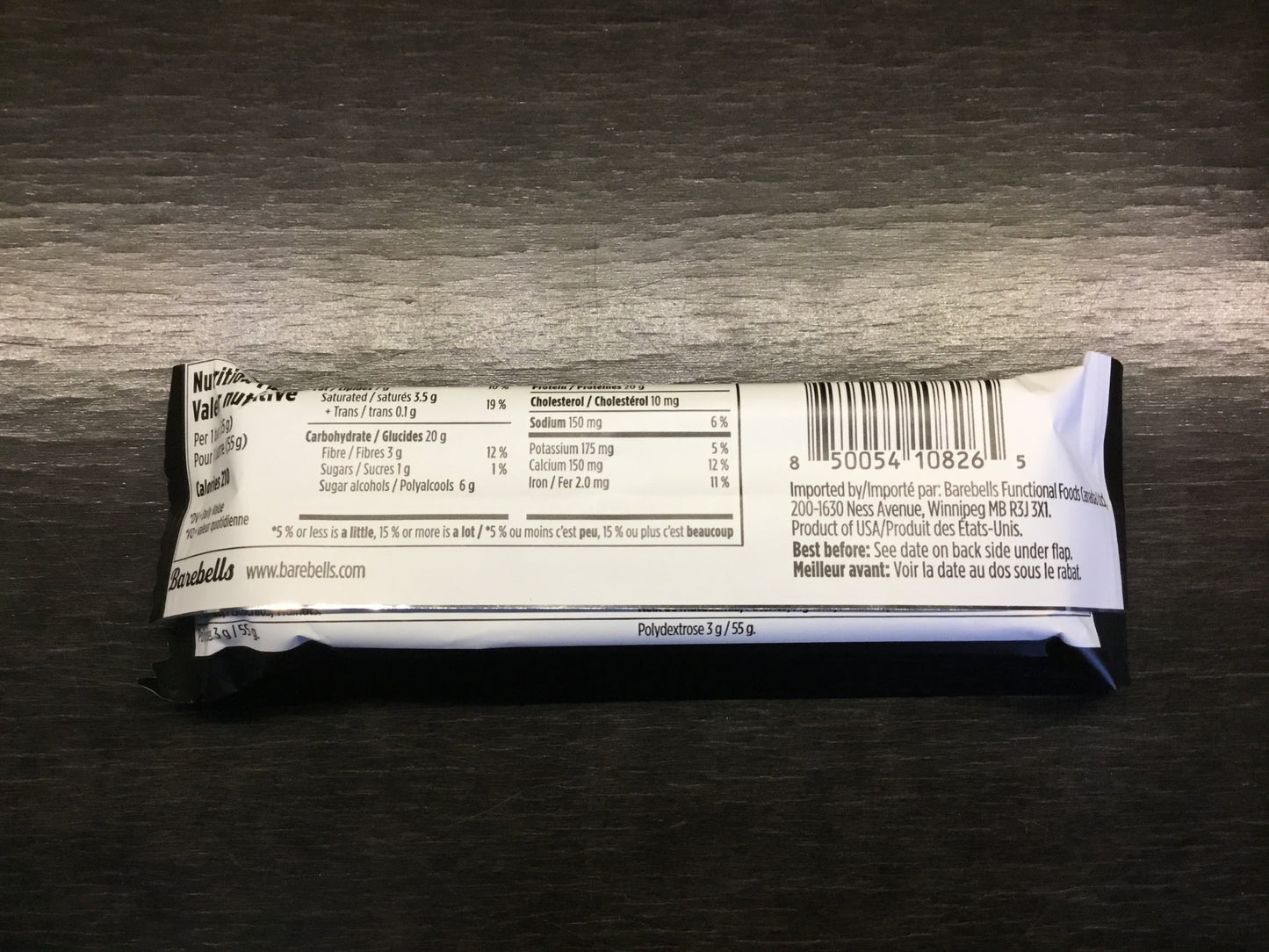 Barebells Chocolate Dough - 20g protein
