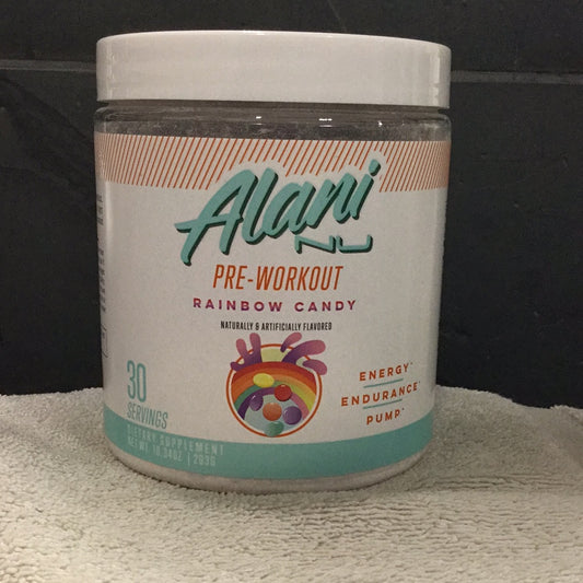 Alani nu Pre-workout- Rainbow Candy- 30 Servings