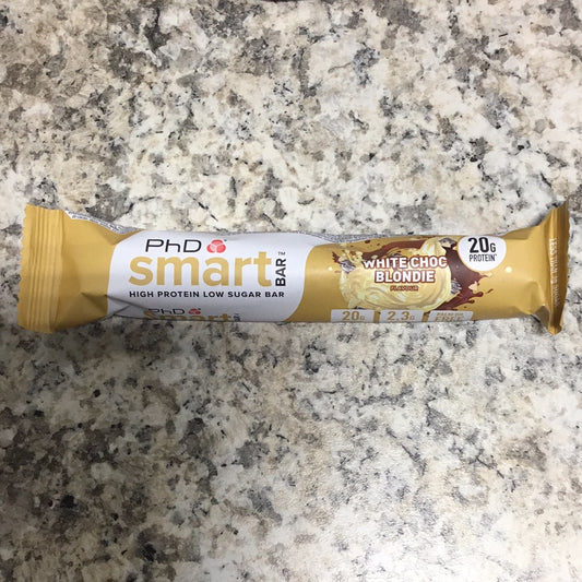 PhD smart white choc blondie 20g protein