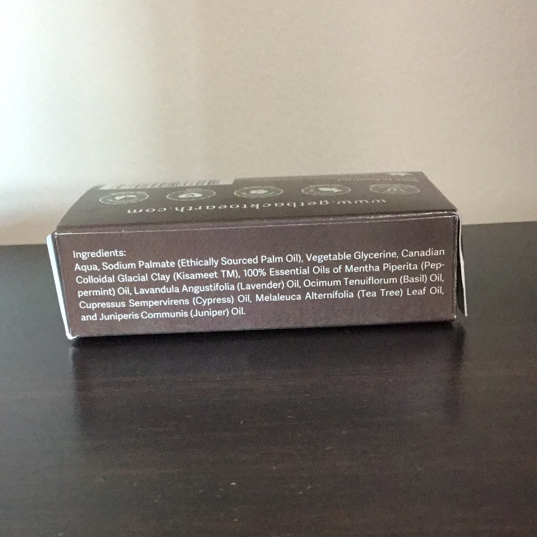 Back To Earth - Ice Age- Canadian Kisameet Glacial Clay Bar Soap- 100% Natural- 90g