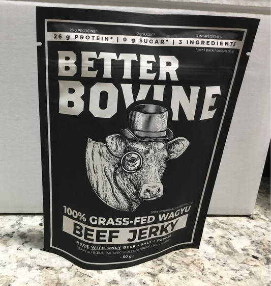 Better bovine beef jerky 26g protein