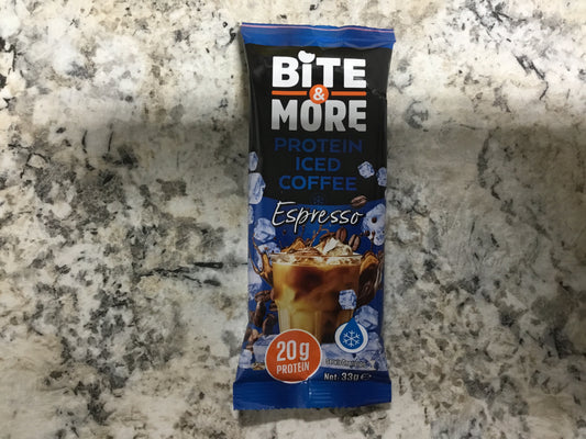 Bite and more protein iced coffee espresso