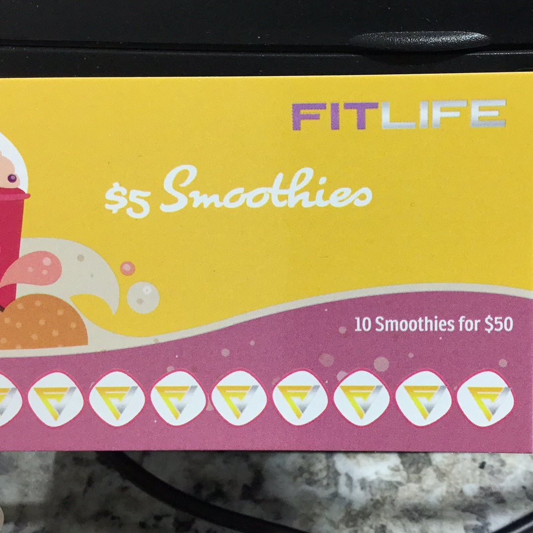 Smoothie card