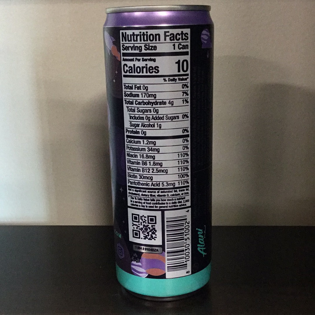 Alani Nu Energy- Cosmic Stardust- Naturally Flavored- 12 oz