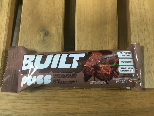 Built bar puffs brownie batter - 17g protein