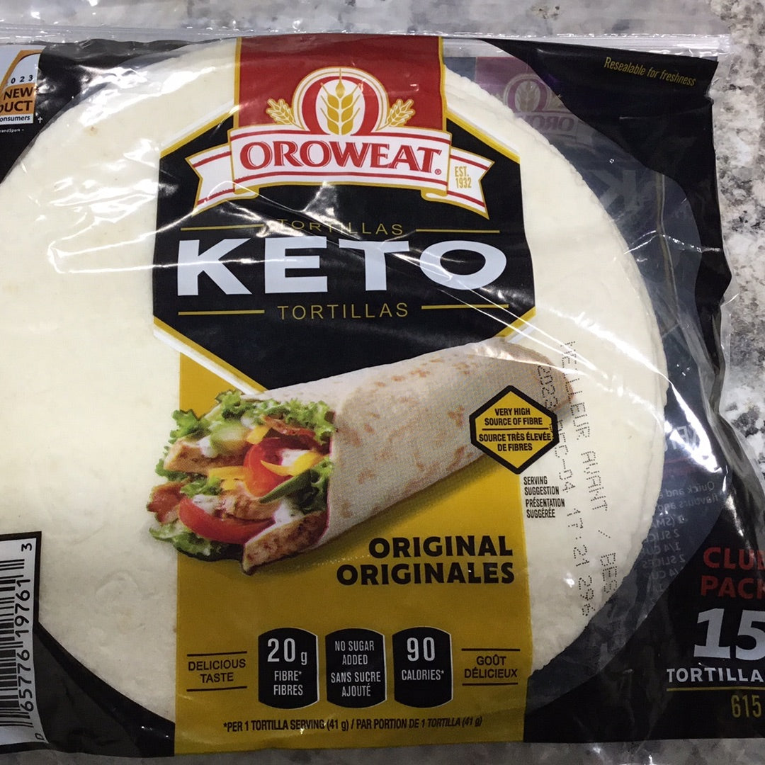 Keto tortillas- original- 15 pack